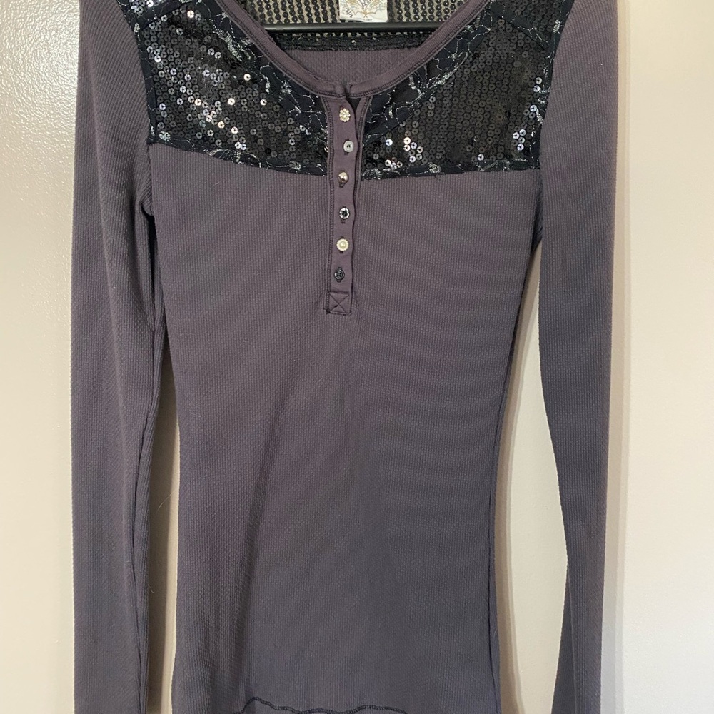 Free People Sequin Top M